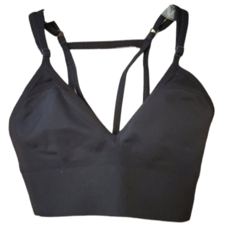 Victoria's Secret PINK Womans Black‎ Deep V Bralette Size XS